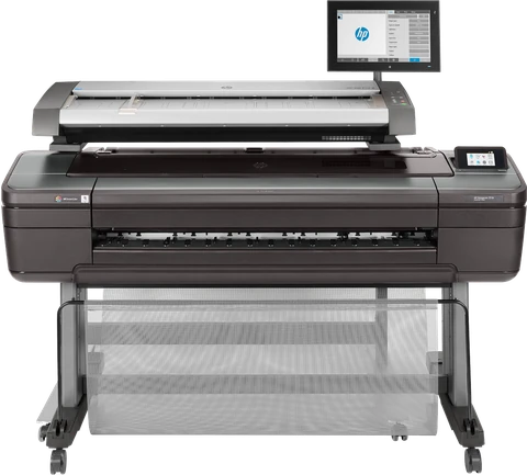 HP DesignJet HD Pro 2 + Z6dr — Vista frontal do conjunto