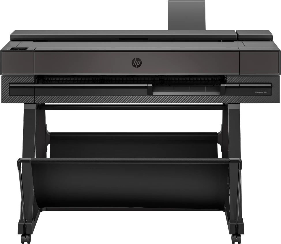 HP DesignJet T850 — Impressora · Vista frontal